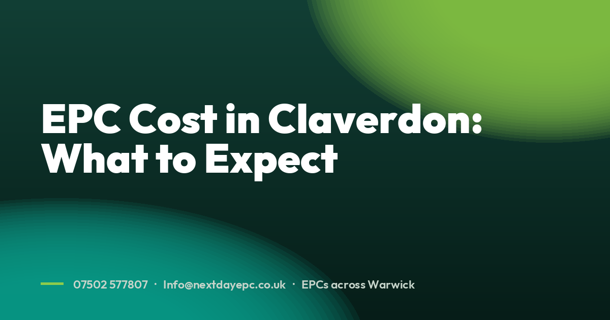 EPC Cost in Claverdon: What to Expect