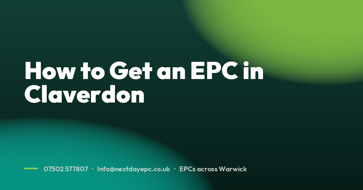 How to Get an EPC in Claverdon