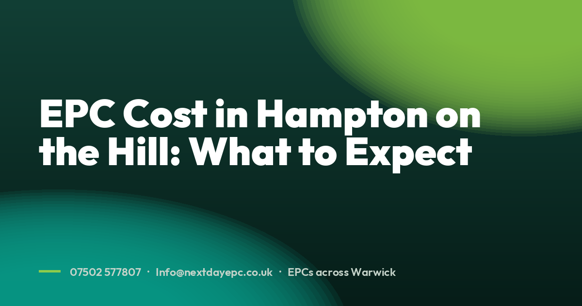 EPC Cost in Hampton on the Hill: What to Expect